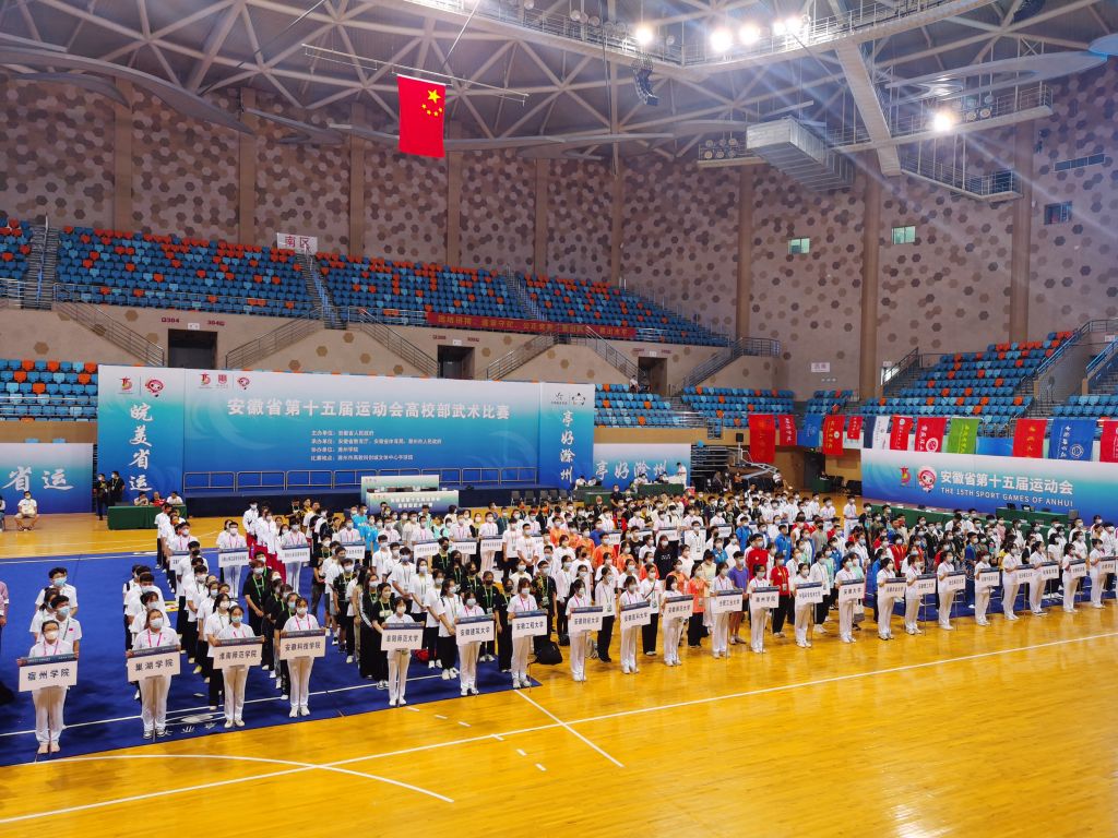 省运会速递丨我校武术队在安徽省第十五届运动会上斩金夺银取铜